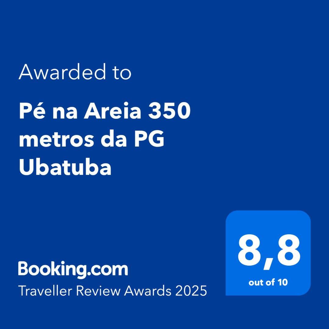 Pe Na Areia 350 Metros Da Pg Ubatubaアパートメント エクステリア 写真
